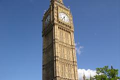 
Londons Houses Of Parliament were designed by Charles Barry. The famous tower and clock are known as Big Ben, but this is in fact the name of the 16-ton bell that rings the hour. Passing by is probably the most famous London symbol, the red double-decker bus.
